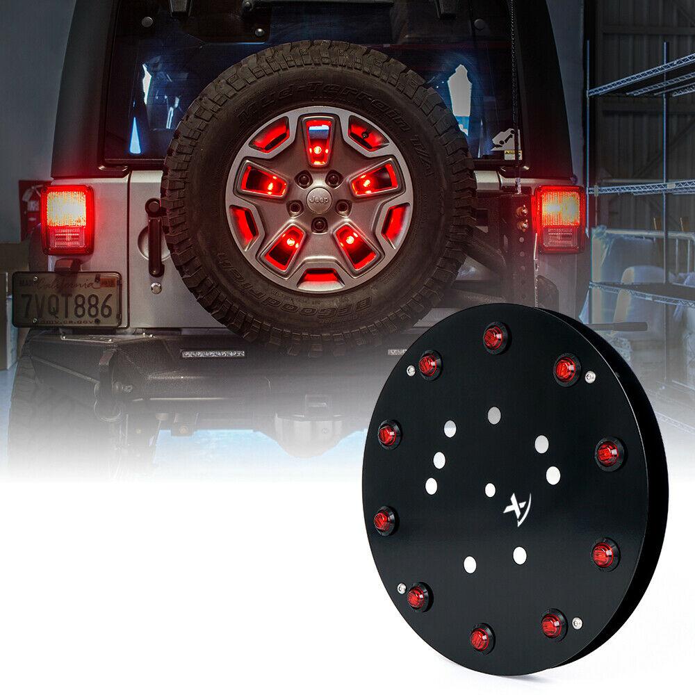 12.5" Vortex Series Spare Tire LED Brake Light For 07-18 Jeep Wrangler Brake Lights 
