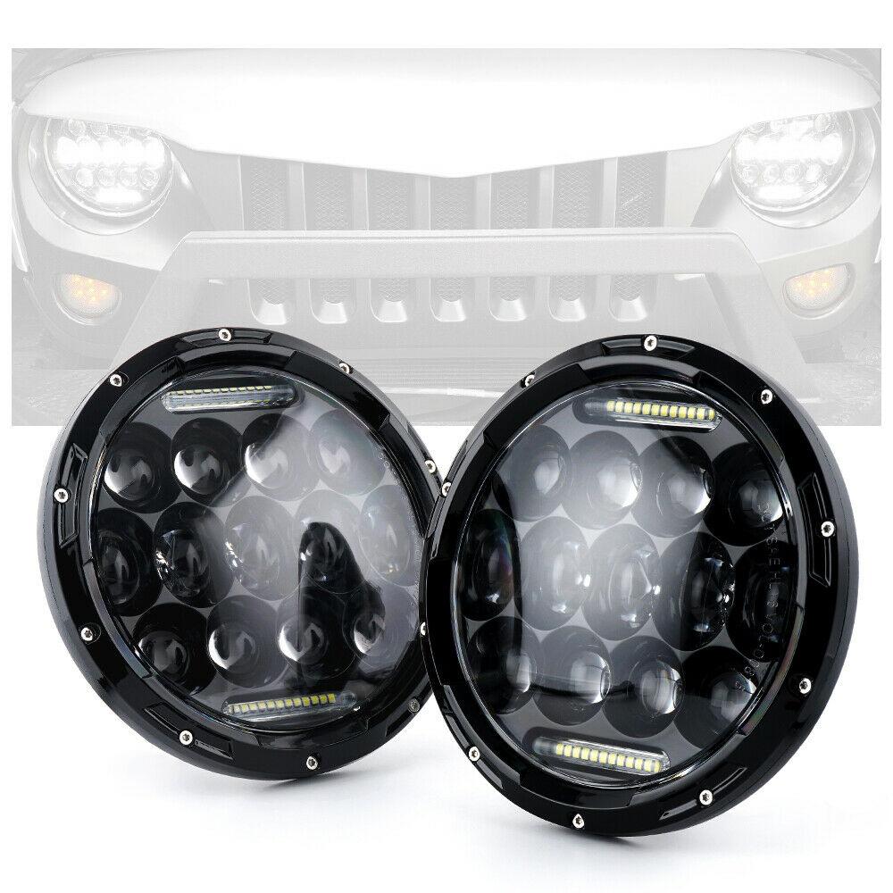7" 75W CREE LED Headlights With DRL For 1997-2018 Jeep Wrangler TJ JK Head Lights 