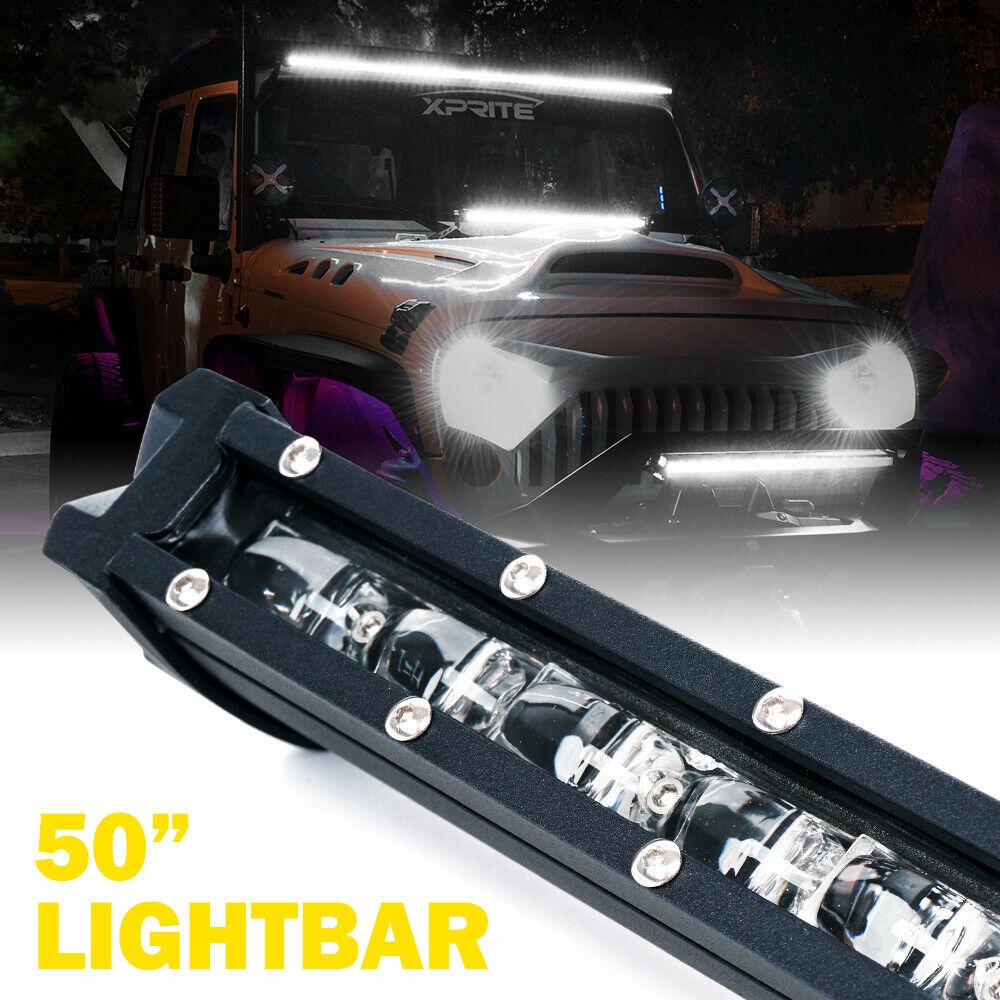 Ultra Thin Astro Series Flood Beam CREE LED Light Bar Light Bars 